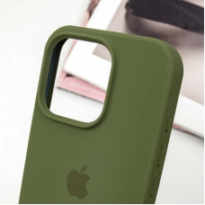 Чохол-силікон оригінал Case Full Protective iPhone 16 Pro (Зелений / Dark Olive)