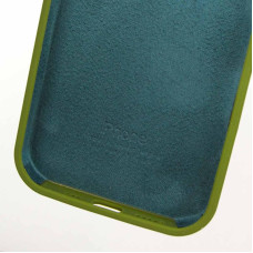 Чехол-силикон оригинал Case Full Protective iPhone 16 Pro (Зеленый / Dark Olive)