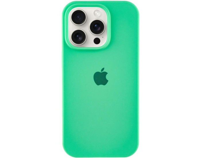 Чохол-силікон оригінал Case Full Protective iPhone 16 Pro (Зелений / Spearmint)