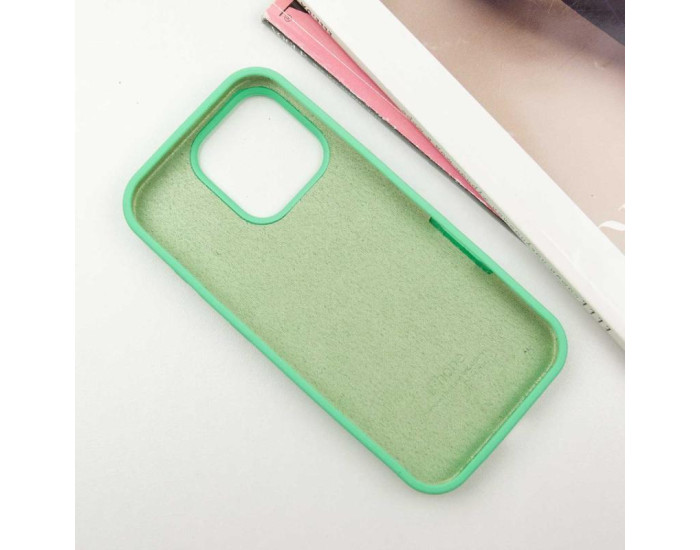 Чохол-силікон оригінал Case Full Protective iPhone 16 Pro (Зелений / Spearmint)
