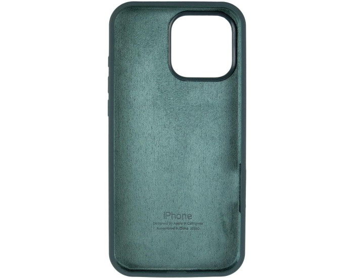 Чохол-силікон оригінал Full Soft Matte iPhone 16 Pro (Зелений / Forest green)