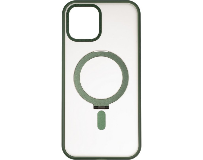 Чохол-силікон Bumper Case with MagSafe Stand iPhone 12 /12 Pro, Green