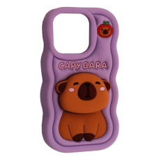 Чохол-силікон CAPYBARA iPhone 12 Pro Max /13 Pro Max, Lilac