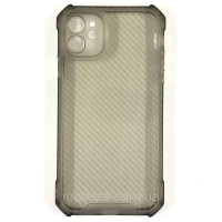 Чохол-силікон Ease Carbon color series iPhone 12 (Матовий / Прозорий)