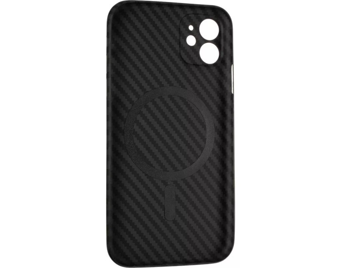 Чохол-силікон Carbon Case (MagSafe) iPhone 11, Black
