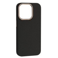 Чохол-силікон Carbon Style (MagSafe) iPhone 14 Pro Max, Black