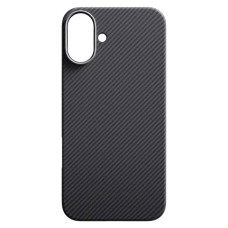 Чохол-силікон Carbon Style (MagSafe) iPhone 16, Black