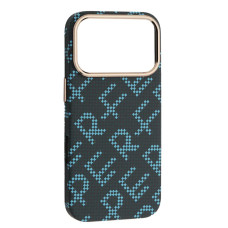 Чохол-силікон Carbon Style (MagSafe) iPhone 17 Pro Max, Blue perfect