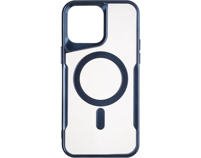 Чохол-силікон Casual Frame Case (MagSafe) iPhone 13 Pro Max, Deep blue