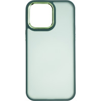 Чохол-силікон Color Bumper Case iPhone 13 Pro Max, Dark green