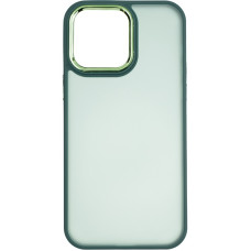 Чохол-силікон Color Bumper Case iPhone 13 Pro Max, Dark green