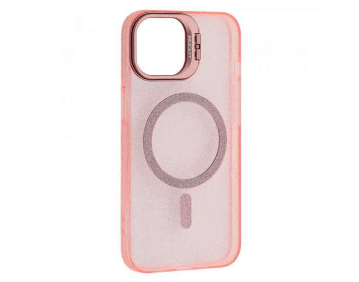 Чохол-силікон CASE PRO CRYSTALSHINE FORTABLE MAGSAFE iPhone 14 Pro, Pink