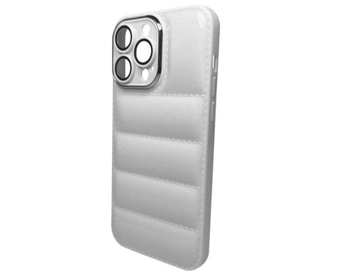 Чохол-силікон Down Jacket Frame iPhone 15 White