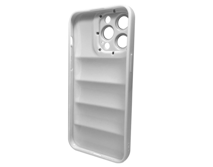 Чохол-силікон Down Jacket Frame iPhone 15 White