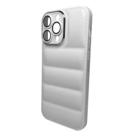 Чохол-силікон Down Jacket Frame iPhone 15 Pro Max, White