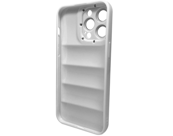 Чохол-силікон Down Jacket Frame iPhone 15 Pro Max, White