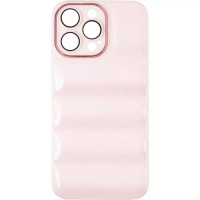Чохол-силікон Down Jacket Frame iPhone 15 Pro, Pink