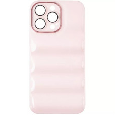 Чохол-силікон Down Jacket Frame iPhone 15 Pro, Pink