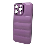 Чохол-силікон Down Jacket Frame iPhone 15 Pro Max, Purple
