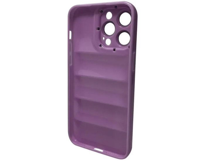Чохол-силікон Down Jacket Frame iPhone 15 Pro Max, Purple