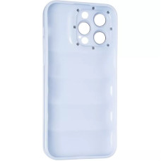 Чохол-силікон Down Jacket Frame iPhone 15 Pro, Light blue