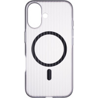Чохол-силікон Edge Shield (MagSafe) iPhone 16 Pro, Grey/Black