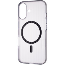 Чохол-силікон Edge Shield (MagSafe) iPhone 16 Pro Max, Grey/Black
