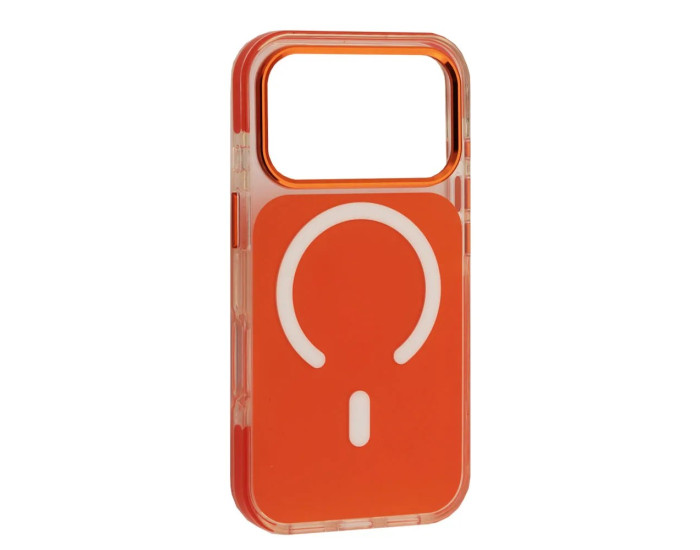 Чохол-силікон Elegant Bumper Case Camera stand (MagSafe) iPhone 17 Pro Max, Orange