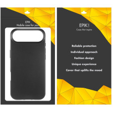 Чохол-силікон Epik Apple iPhone Air, чорний