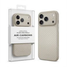 Чохол-силікон KZDOO Air Carbon iPhone 17 Pro Max, Titanium grey