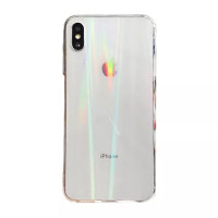 Чохол-силікон Glass Rainbow Case iPhone XS Max