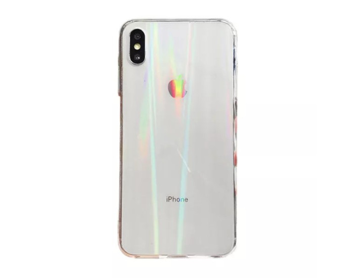 Чохол-силікон Glass Rainbow Case iPhone XS Max
