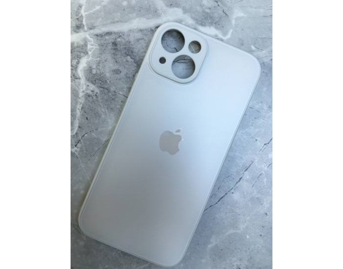 Чохол-силікон Glass Matte Designo iPhone 13, White