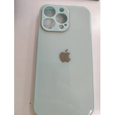 Чохол-силікон Glass Matte Designo iPhone 13, Light cyan