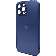 Чохол-силікон Glass Matte Designo iPhone 12 Pro Max, Dark blue