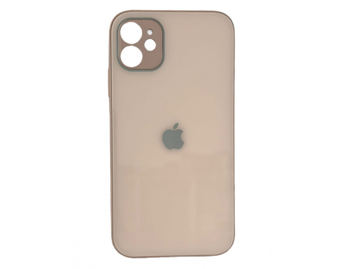 Чохол-силікон Glass Matte Designo iPhone 12 Pro Max, Pink sand