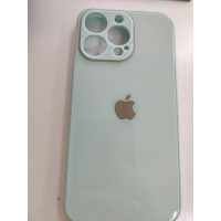 Чохол-силікон Glass Matte Designo iPhone 12, Light cyan