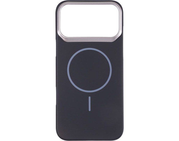 Чохол-силікон Fit Cover Case (Magsafe) iPhone 17 Pro Max, Black