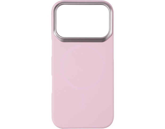 Чохол-силікон Fit Cover Case (Magsafe) iPhone 17 Pro, Chalk pink