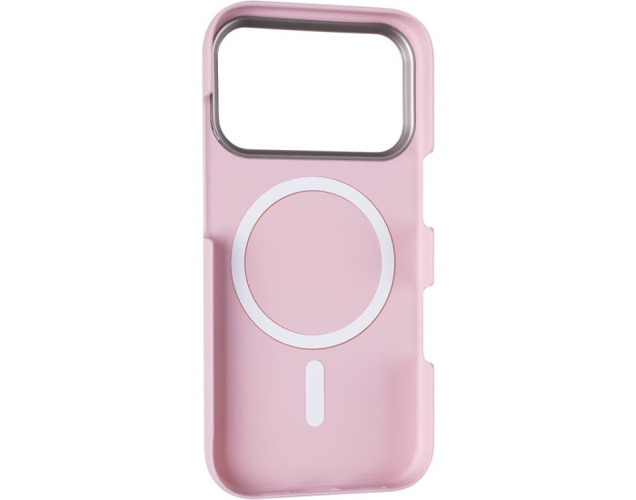 Чохол-силікон Fit Cover Case (Magsafe) iPhone 17 Pro, Chalk pink