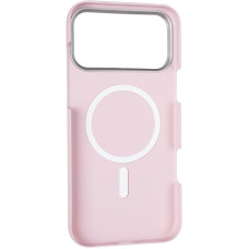 Чохол-силікон Fit Cover Case (Magsafe) iPhone 17 Pro Max, Chalk pink