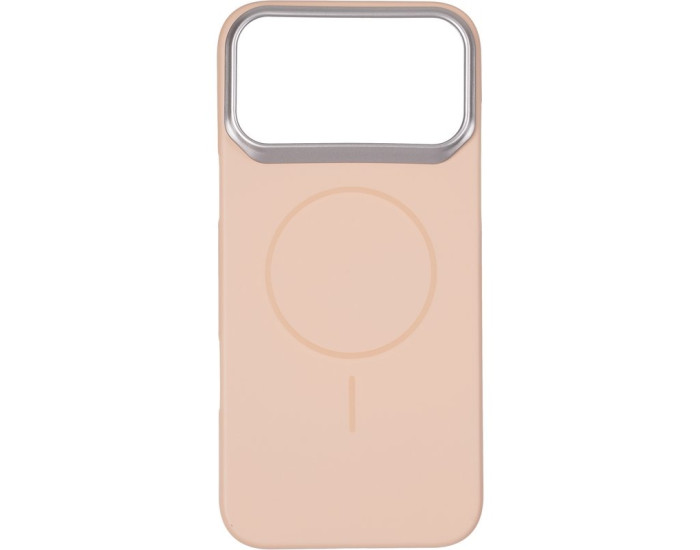 Чохол-силікон Fit Cover Case (Magsafe) iPhone 17 Pro, Ligth gold