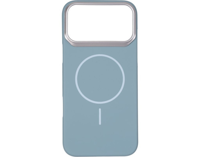 Чохол-силікон Fit Cover Case (Magsafe) iPhone 17 Pro Max, Sage green