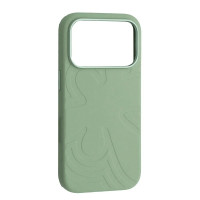 Чохол-силікон Flower Liquid Case iPhone 17 Pro, Qingshan jade