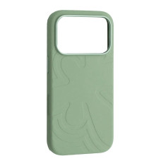 Чохол-силікон Flower Liquid Case iPhone 17 Pro, Qingshan jade