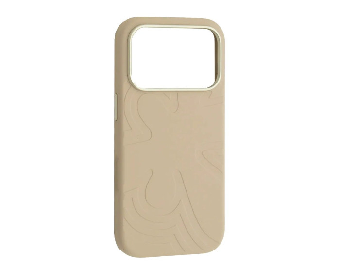 Чохол-силікон Flower Liquid Case iPhone 17 Pro Max, Antique white