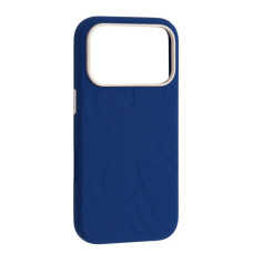 Чохол-силікон Flower Liquid Case iPhone 17 Pro Max, Quiet blue