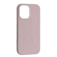 Чохол-силікон Flower Liquid Case iPhone 16, Morandi purple