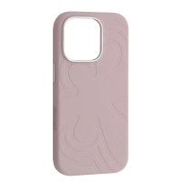 Чохол-силікон Flower Liquid Case iPhone 16 Pro Max, Morandi purple