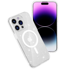 Чохол-силікон Galaxy Sparkle (MagFit) iPhone 14 Pro (Clear+Glitter)
